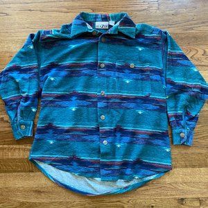Vintage Southwestern Soft Long-sleeve Button Up